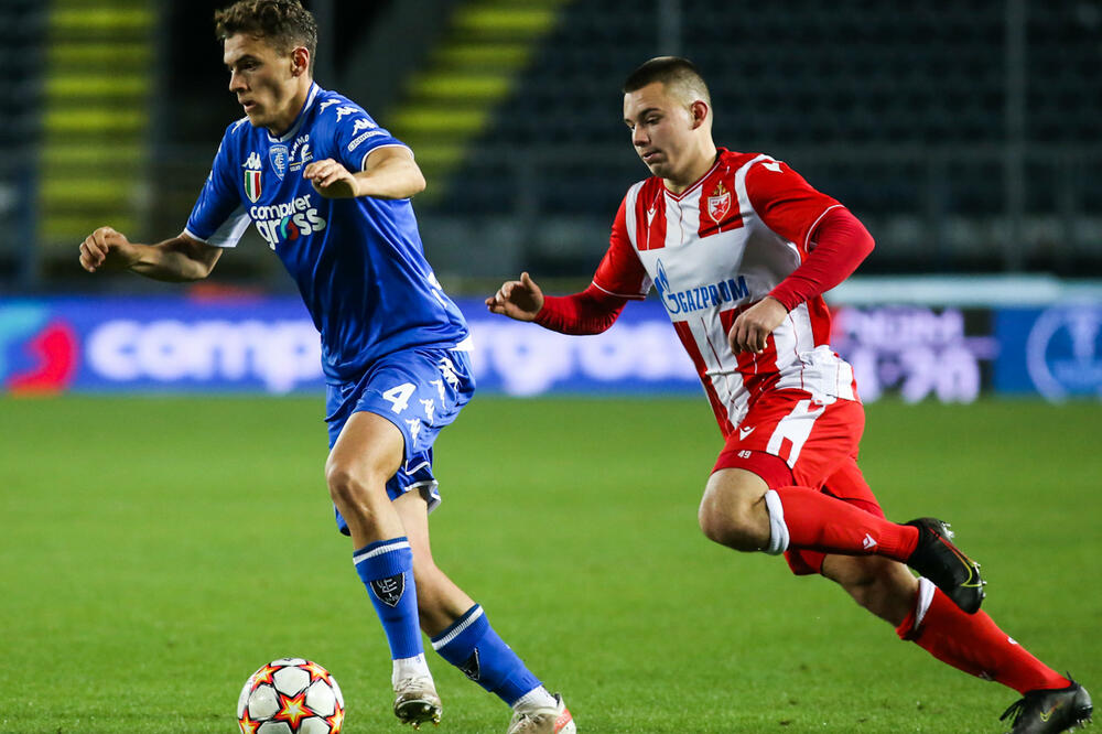 ITALIJANI PREJAKI ZA ZVEZDU: Ubedljiv poraz omladinaca u revanšu druge runde Lige šampiona (FOTO)