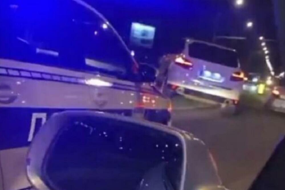 POLICIJA POD ROTACIJOM JURILA BELI DŽIP: Vozač bahato DODAO GAS! (VIDEO)