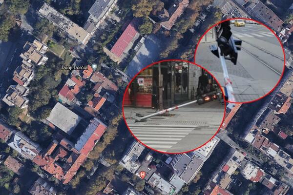 SAD JE STVARNO GOTOV! Čuveni "DORĆOLSKI KRIVI SEMAFOR" nije izdržao, Beograđani gledaju u NEVERICI! (FOTO)