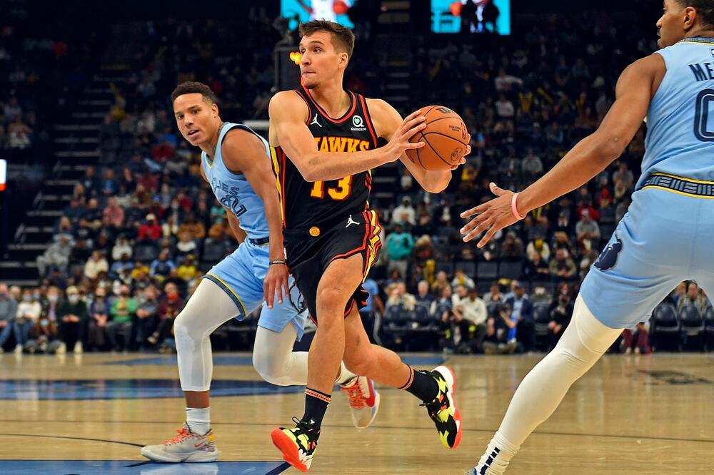 BOGDANOVIĆ I ATLANTA SAMO GAZE: Sedmi uzastopni trijumf Hoksa, uništili su Memfis! (VIDEO)