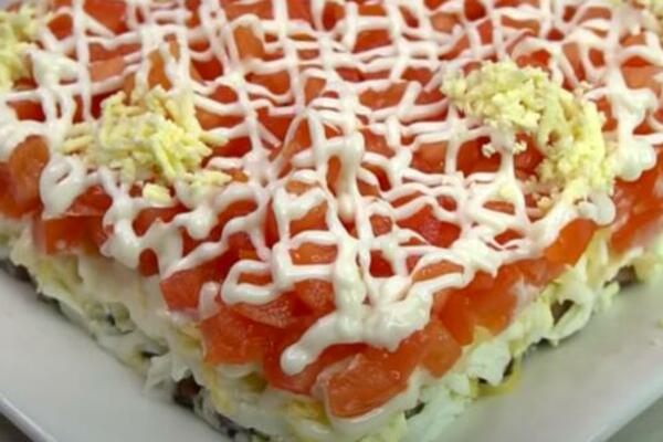 KAD OTKRIJETE SALATU SA KUVANIM JAJIMA, ZAMENIĆETE I MIMOZU I RUSKU NA SLAVSKOJ TRPEZI! (RECEPT)