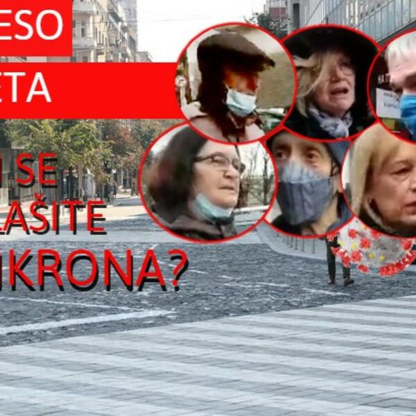 "MA NEĆE TO DOĆI DO NAS": Pitali smo BEOGRAĐANE da li se plaše OMIKRON SOJA, reakcije su nas poprilično IZNENADILE