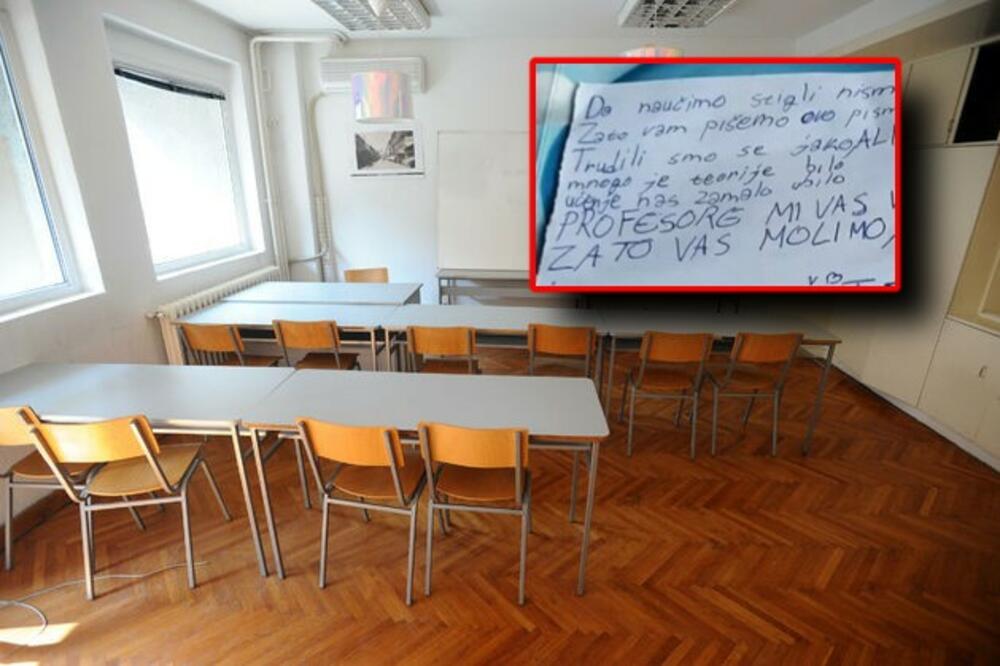 "UČENJE NAS ZAMALO UBILO!" Osmaci smislili način kako da odlože test iz fizike, DA LI JE NASTAVNIK POPUSTIO? (FOTO)