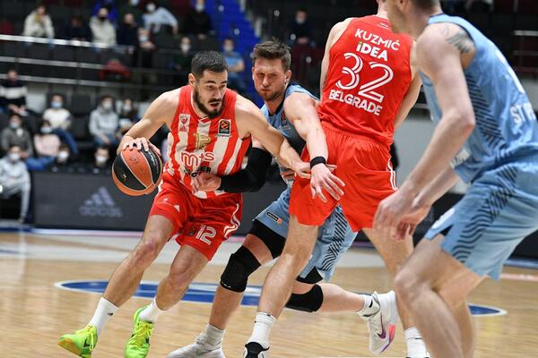 ZVEZDA RAZBILA ZENIT U SANKT PETERBURGU: Crveno-beli prekinuli niz poraza u Evroligi!