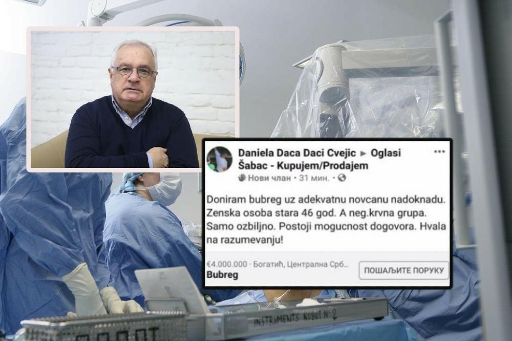 NAŠLI SMO OGLAS U KOME DANIELA PRODAJE BUBREG! Pitali smo Spasića zbog čega se ljudi odlučuju na to, 3 su RAZLOGA