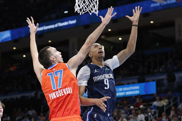 DALAS I BEZ DONČIĆA PRESLIŠAO OKLAHOMU: Pokuševski iskoristio minutažu i popunio sve kolone! (VIDEO)