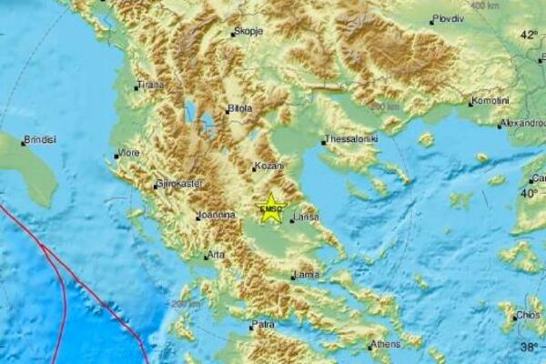 ZEMLJOTRES U GRČKOJ: Potres se osetio i u Severnoj Makedoniji