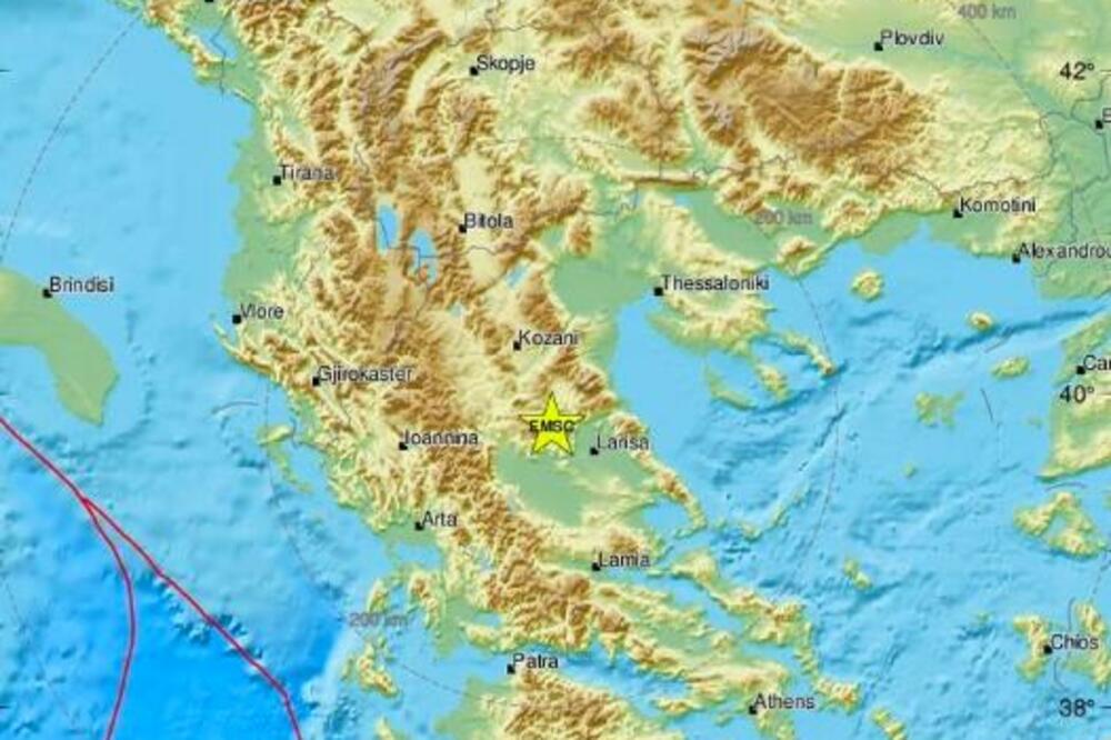 ZEMLJOTRES U GRČKOJ: Potres se osetio i u Severnoj Makedoniji