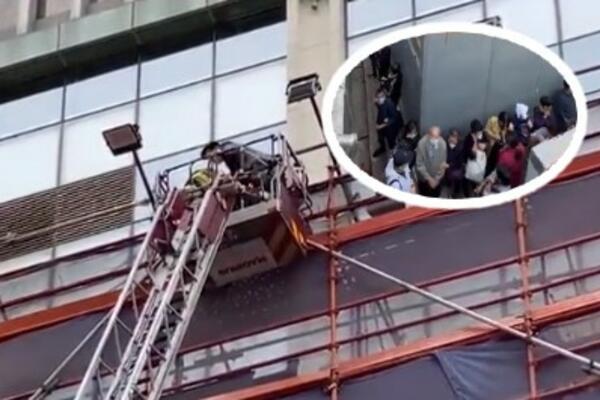 UGAŠEN POŽAR U SVETSKOM TRGOVINSKOM CENTRU U HONGKONGU! Evakuisano 1.200 osoba, najmanje 12 povređenih (VIDEO)