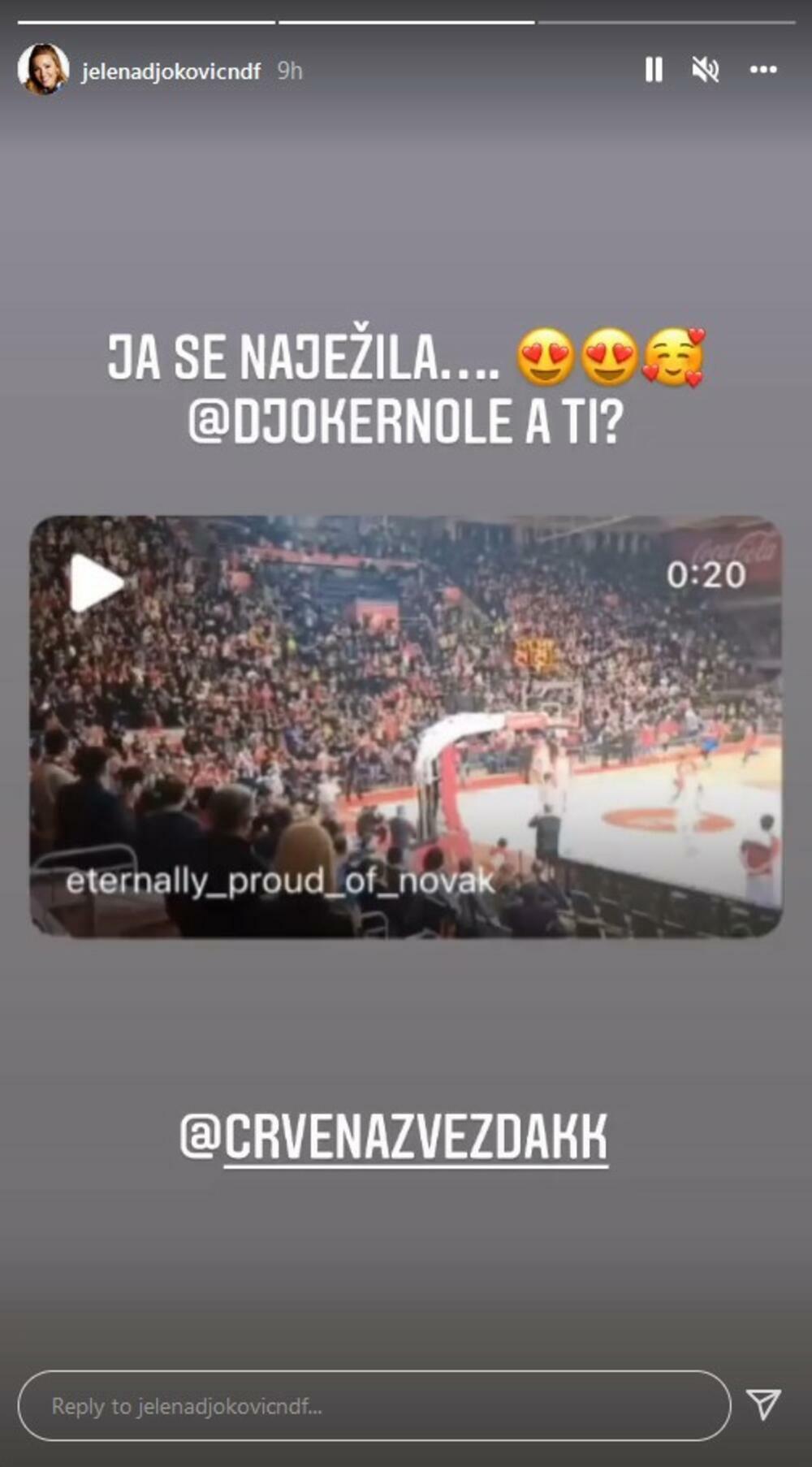 Jelena Đoković, sport, Novak Đoković