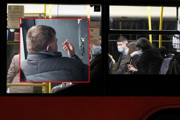 LAGANO ZAPALIO CIGARICU USRED GRADSKOG PREVOZA: Putnici u osamnaestici u ŠOKU, ovo nismo skoro videli! (FOTO)