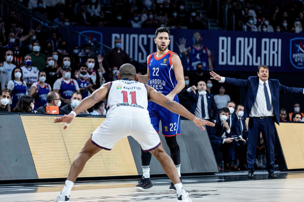 MICIĆ JE BIO NAJBOLJI: Evroliga je proglasila pleja Efesa za MVP-ja 27. kola!