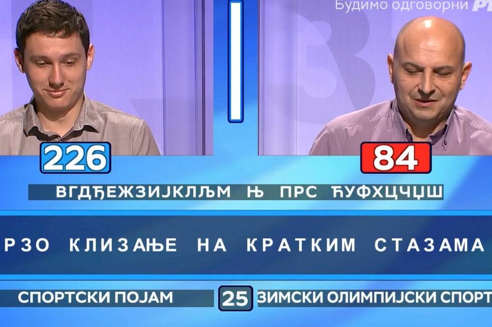 SRBIJA JE GLEDALA SLAGALICU I OSTALA BEZ TEKSTA: Ni sam takmičar NIJE MOGAO DA VERUJE ŠTA JE URADIO, KAKAV HIT!