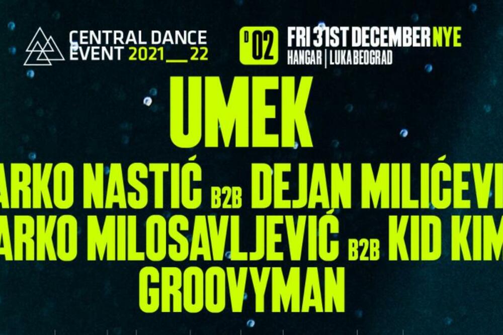 CENTRAL DANCE EVENT : Među hedlajnerima zvezde svetske elektronske scene - Amelie Lens, Hot Since 82, Umek