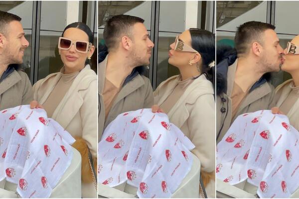 GOBELJA SA OSMEHOM GLEDA U KAĆU, ONA BLISTA OD SREĆE: Pokazali po PRVI PUT NASLEDNICU, evo na koga LIČI! (FOTO)