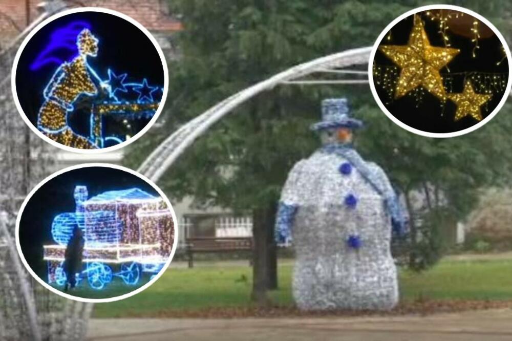 JEDNIMA KIČ, DRUGIMA "NISU LOŠI"! Novogodišnji ukrasi u parku podelili Vranjance, ŠTA VI MISLITE? (FOTO)