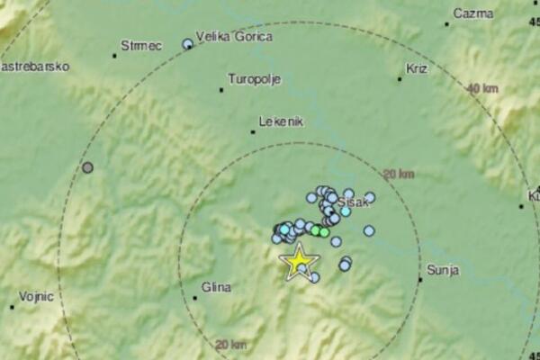 U HRVATSKOJ TRI ZEMLJOTRESA ZA 50 SATI! Sisak prvi na udaru, osetilo se i u Petrinji!