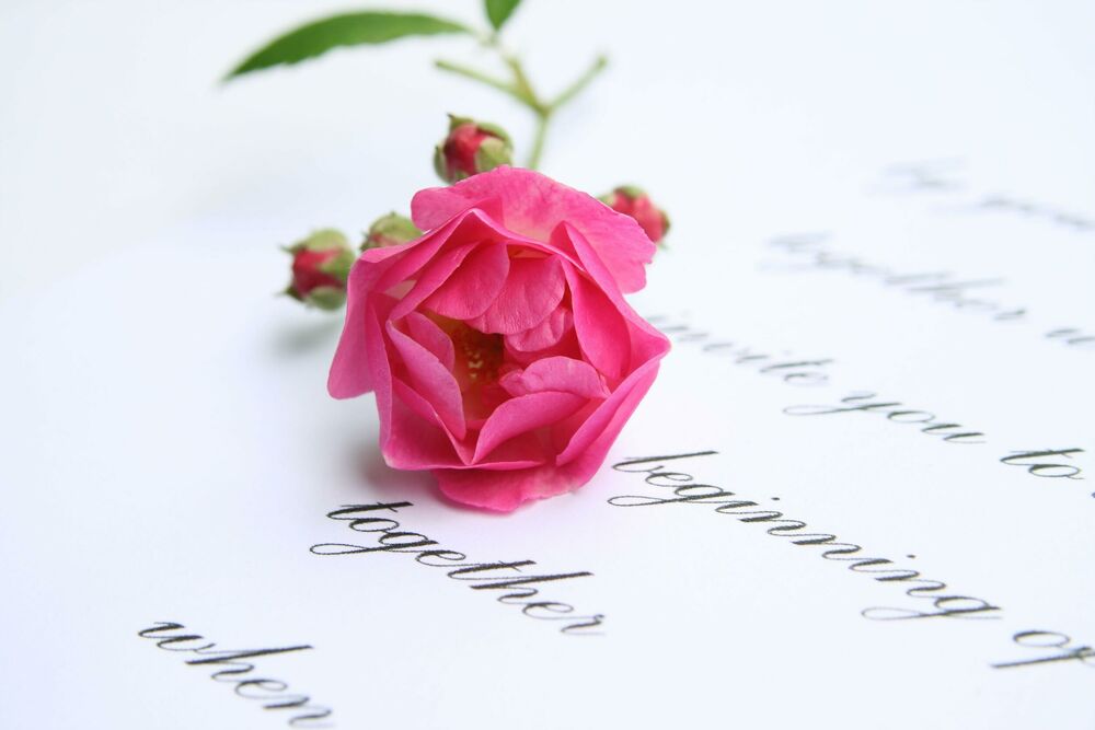 Pismo, Cvet, Romantika, Ljubavno pismo