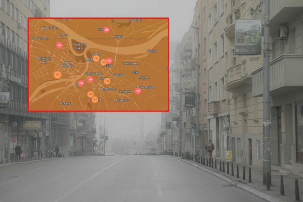 ZEMUNCI SE GUŠE U SMOGU! Osvanulo je još jedno "PRLJAVO JUTRO", Beograd ZAGAĐEN! (FOTO)