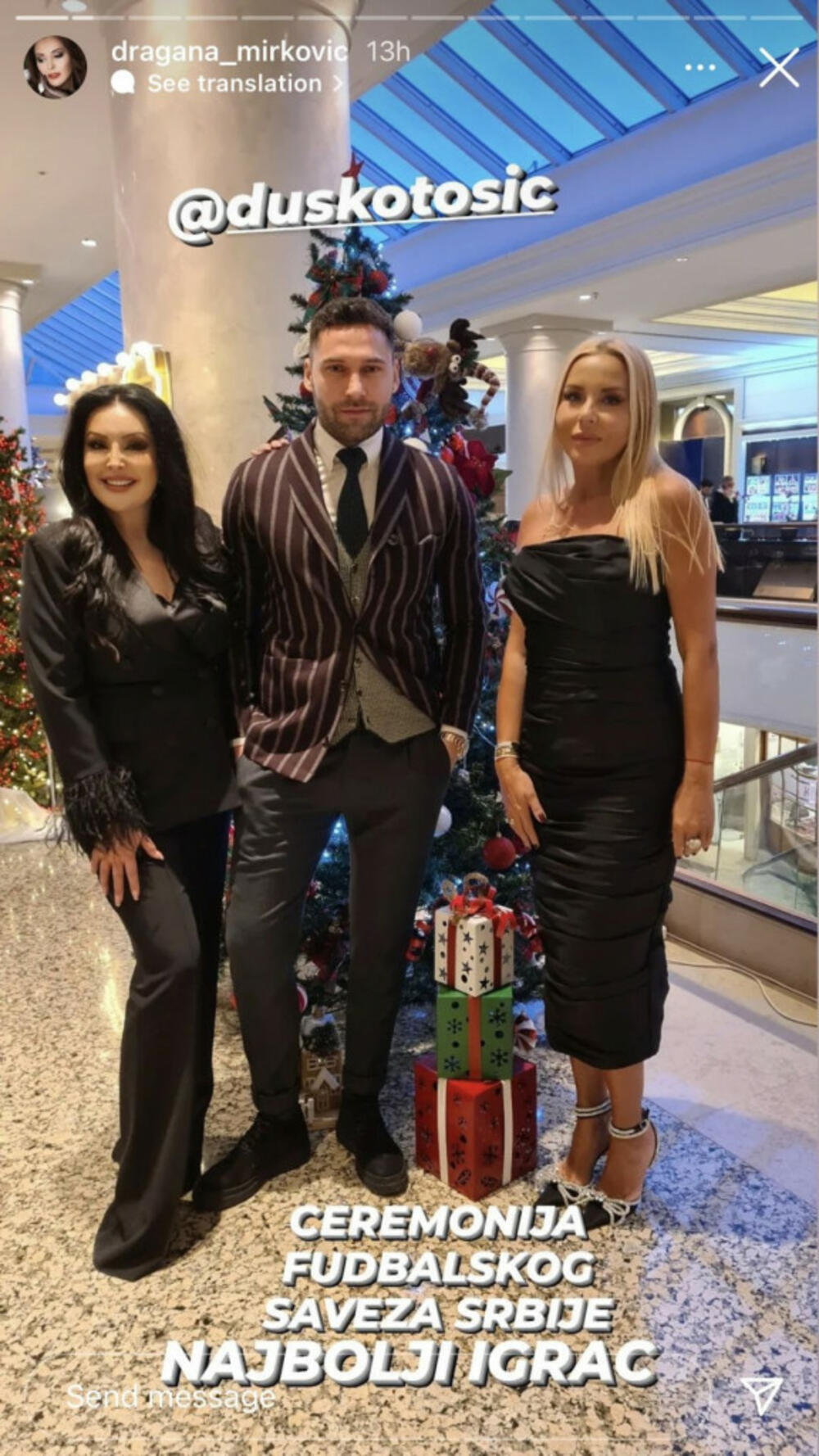 Dragana Mirković, Duško Tošić