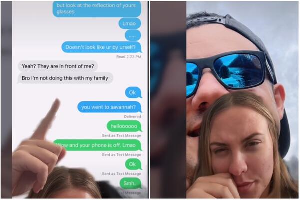 REKAO JE DA IDE SA PORODICOM, A ONDA JE OTKRILA DA VARA! Odao ga DETALJ sa selfija, bolje da nije slao (FOTO)