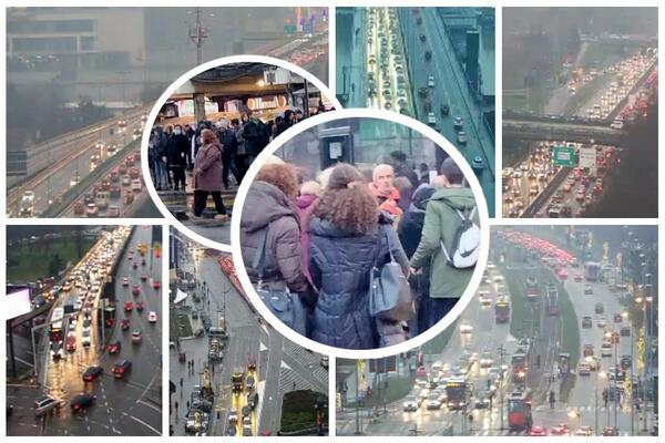 KORONA ŽURKA U JAVNOM PREVOZU U BG! Ljudi vise po BUSEVIMA, ISPADAJU, čeka se VEČNO na PREVOZ (FOTO)