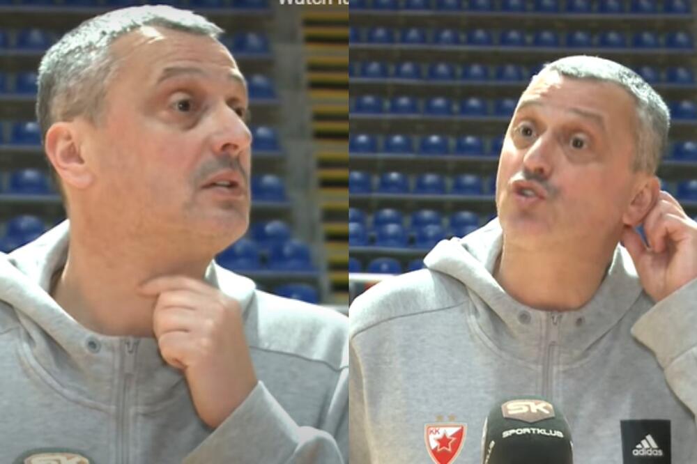 NOVI 'RADONJIZAM' TRENERA ZVEZDE NASMEJAO DELIJE: "Počeo sam k'o Dejo Savićević!" (VIDEO)