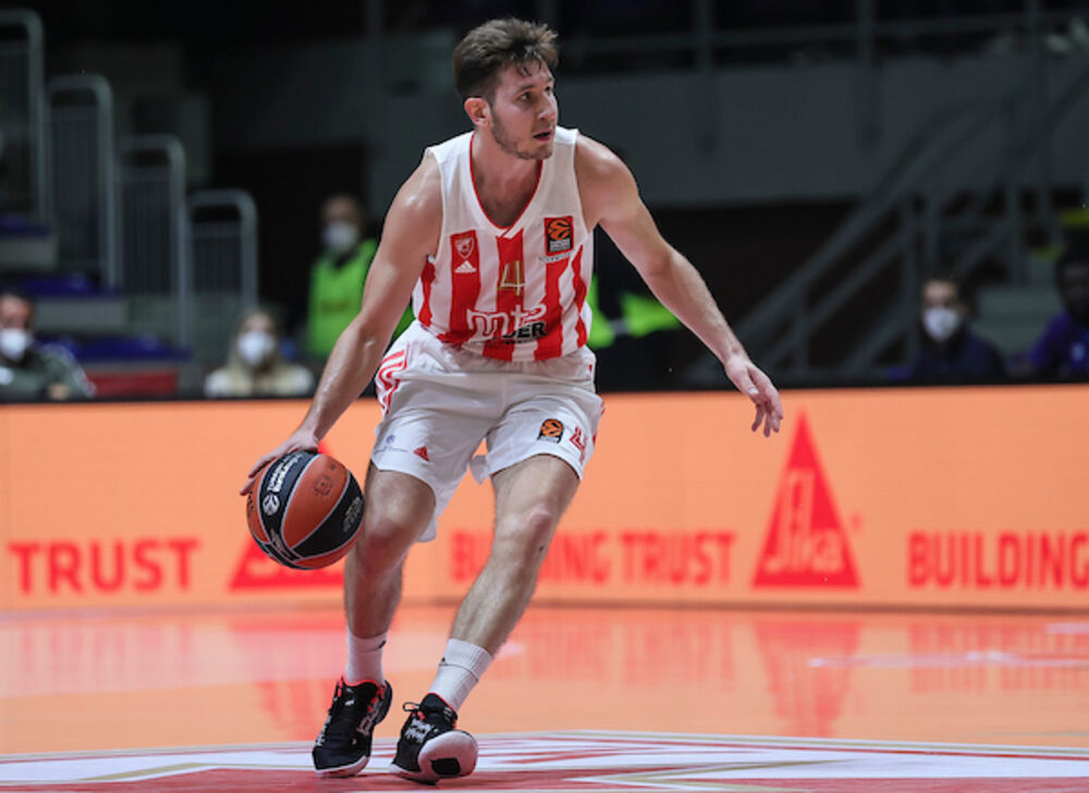 Aleksa Uskoković u dresu Crvene zvezde 