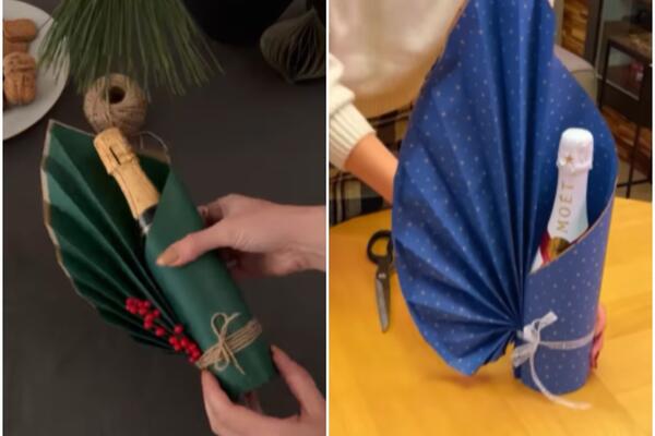 UPAKUJTE FLAŠU PIĆA KAO PROFESIONALAC: Na OVAKAV poklon niko neće ostati RAVNODUŠAN! (VIDEO)