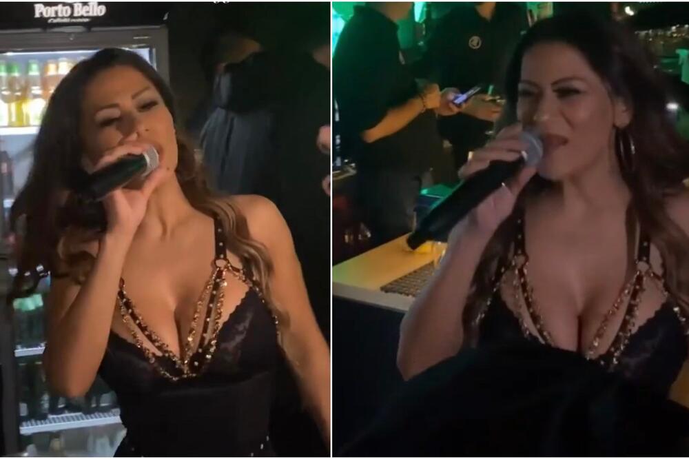MINA KOSTIĆ NIKAD PROVOKATIVNIJA: Došla na DOČEK u BODIJU, bujne grudi SAMO ŠTO NISU ISPALE! (FOTO + VIDEO)