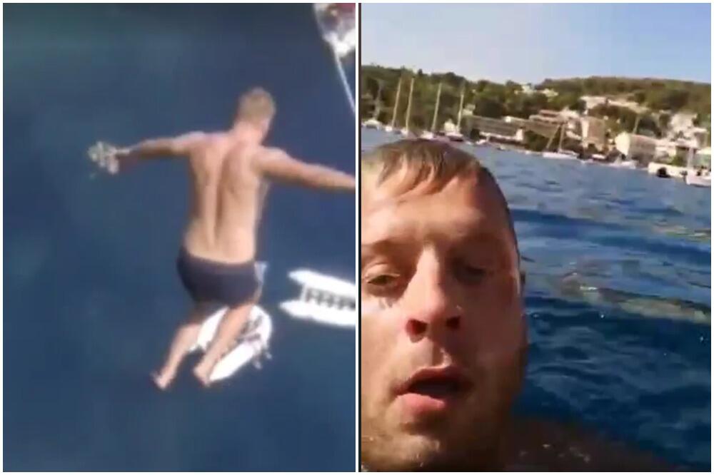 POJAVIO SE SNIMAK NESTALOG SPLIĆANINA! Matej skakao sa LITICE, pogledajte koliko je bio vešt! (VIDEO)