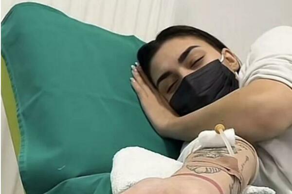 MINA VRBAŠKI BADNJE VEČE PROVODI U BOLNICI ZBOG KORONE: Stigao joj poklon od Mensurovih fanova!