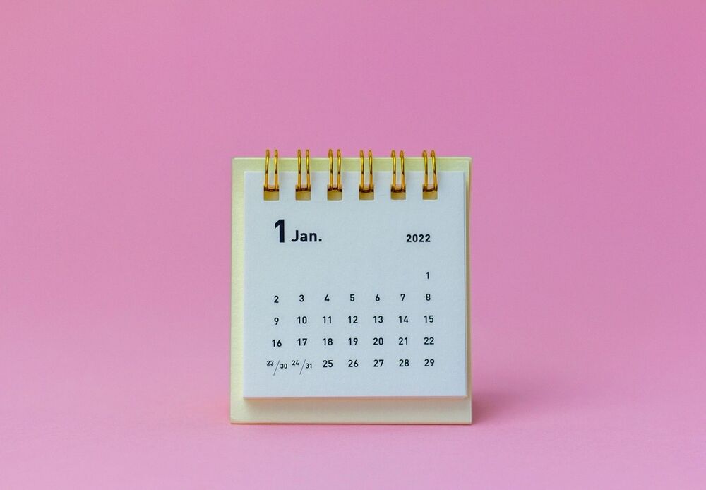 Kalendar, Januar, Kalendar za januar