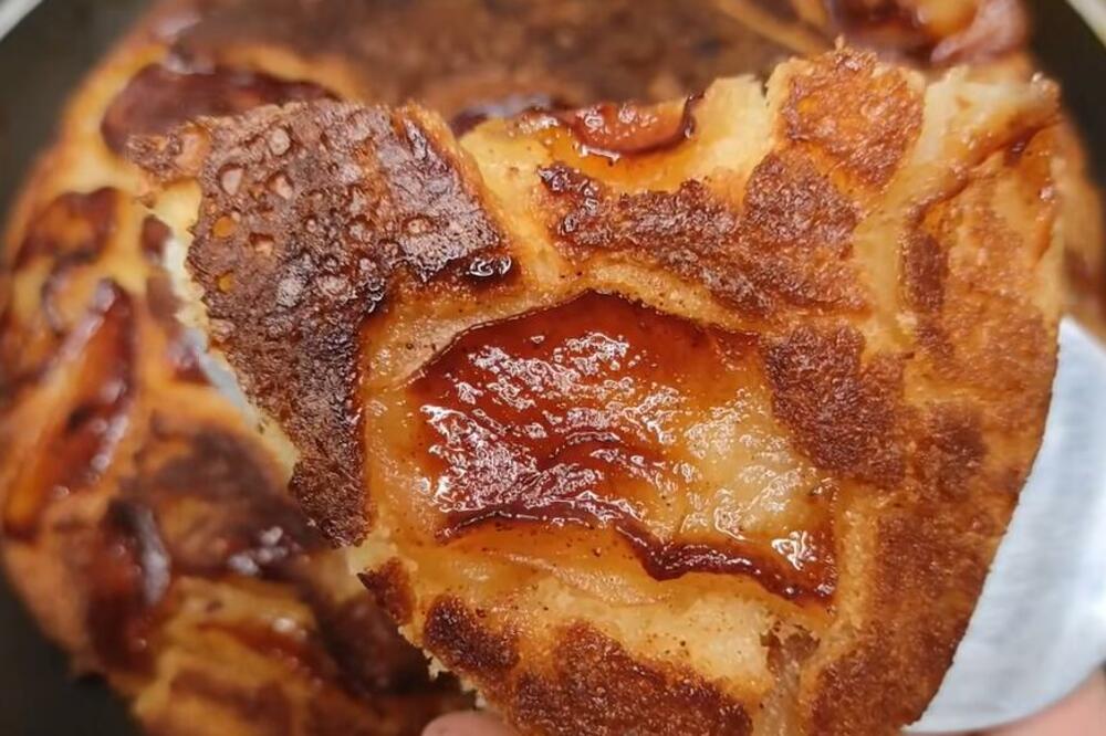 PITA OD JABUKA IZ TIGANJA, ČAK BEZ KORA: Sprema se u TIGANJU, zasladite se, gotova je dok TREPNETE (RECEPT)