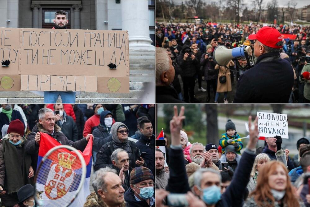 MOĆAN GOVOR ĐOKOVIĆA: "Hoće da ga bace na kolena, E NE MOŽE! Skot je SKOTINA!" Sutra novi skup u isto vreme