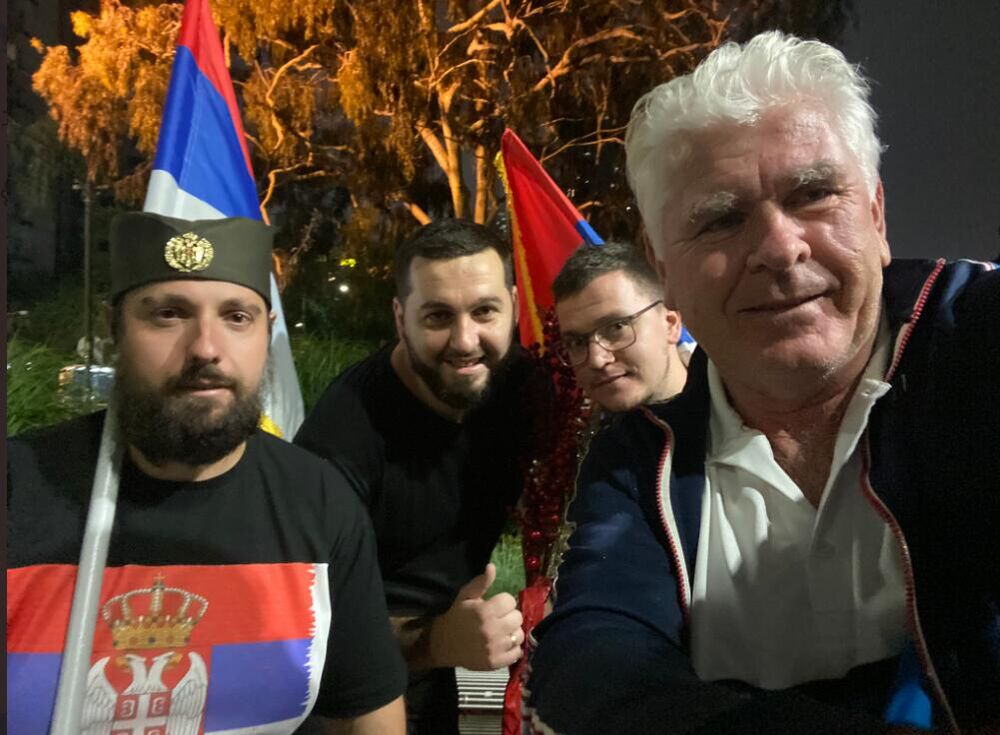 Pol Meknami sa srpskim navijačima