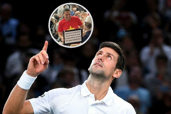 ISPRAVKA: Na Australijan openu nije bila zabranjena podrška Đokoviću