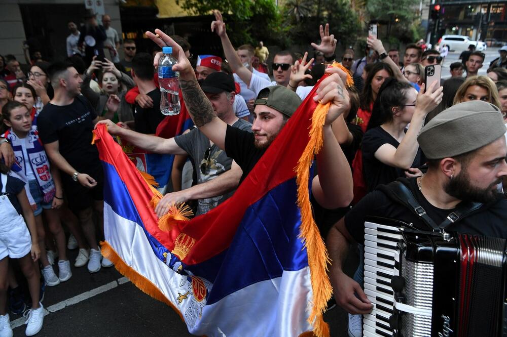 AUSTRALIJANCI U STRAHU PRED START GREN SLEMA: Pribojavaju se da bi moglo da dođe do INCIDENTA sa srpskim fanovima