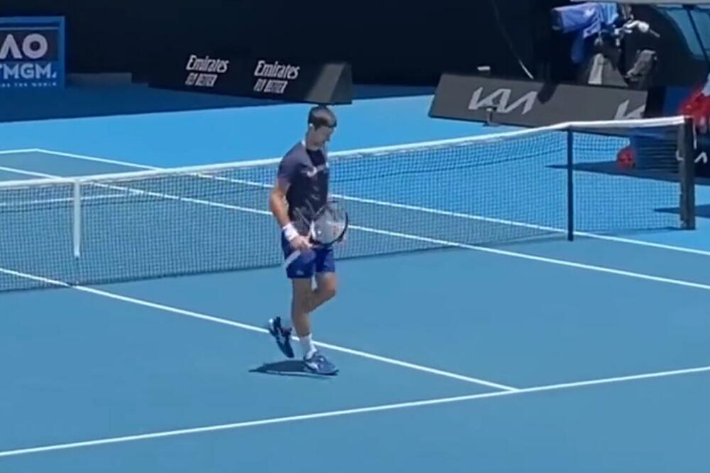 MENTALNA GROMADA: Dok mu prete ZATVOROM, Đoković KIDA na terenu! (VIDEO)