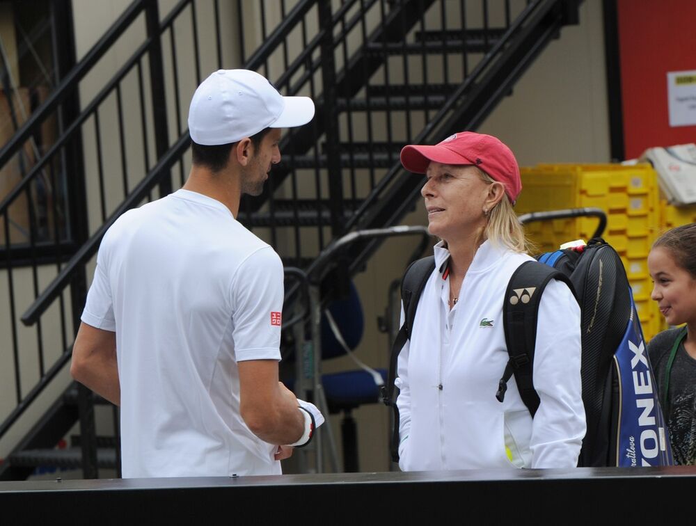 Novak Đoković i Martina Navratilova