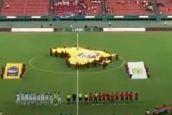 TRAGIKOMEDIJA: Zagubila se PLOČA - na meču Kupa afričkih nacija intonirana SAMO jedna himna! (VIDEO)
