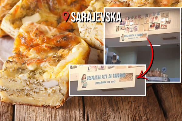 PEKARA U SARAJEVSKOJ OVIM GESTOM ODUŠEVILA SVE! Daju BESPLATNE pite, postoji samo 1 uslov da je dobijete! (FOTO)