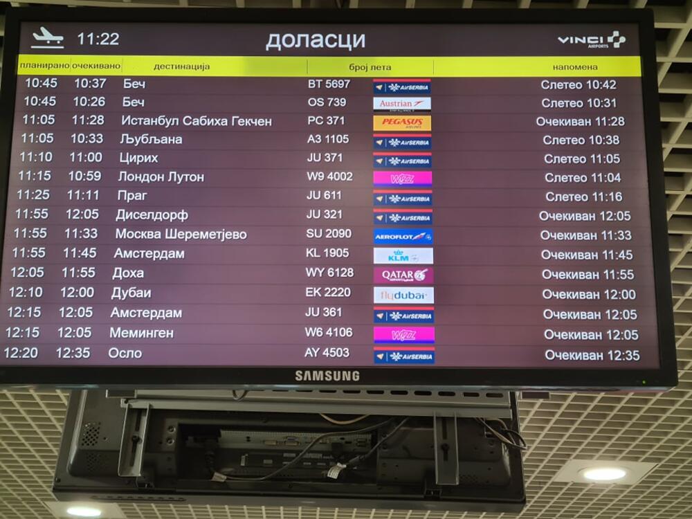 Novak Đoković, Tenis, aerodrom