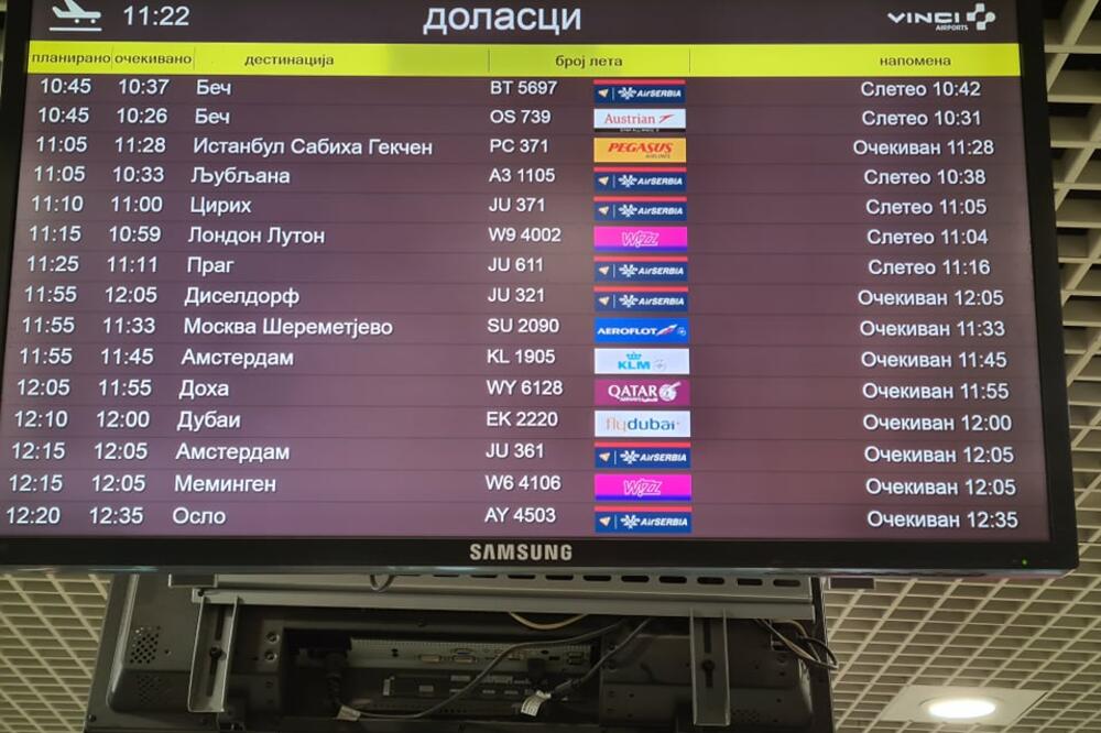 KRKLJANAC NA AERODROMU: Strani mediji došli u Beograd zbog Novaka! (FOTO)