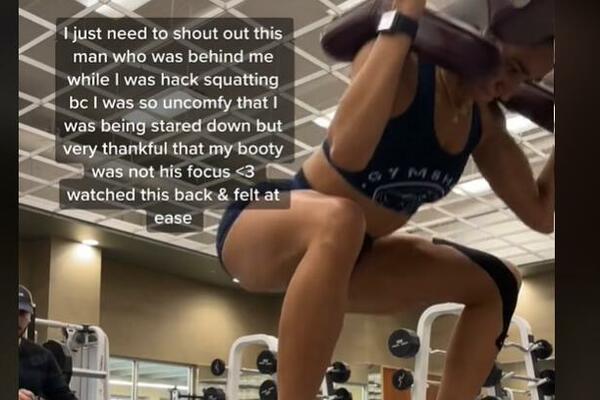 NIJE JOJ ODMERIO ZADNJICU! U ČUDU što je mladić NIJE GLEDAO dok je vežbala, odlučila se na ovaj KORAK (VIDEO)