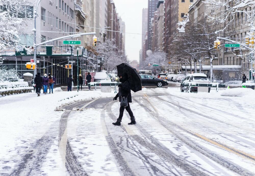 Sneg, Njujork, Snežna oluja