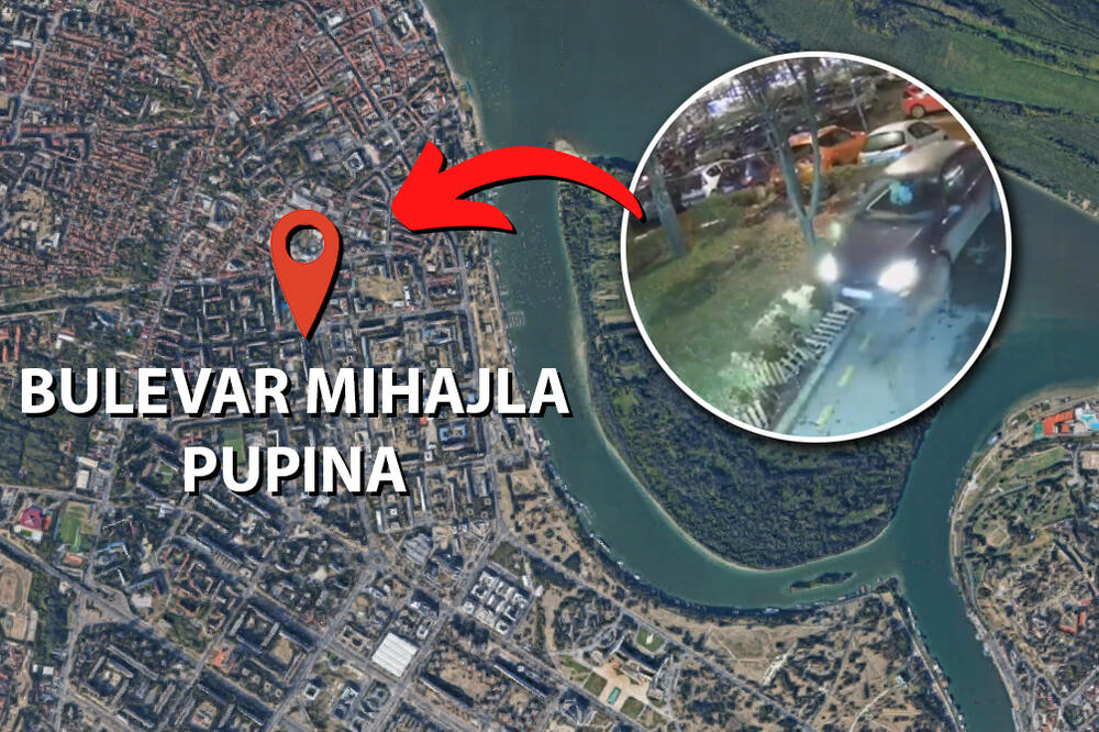 HAOS U BULEVARU MIHAJLA PUPINA: Policijska marica zaustavila saobraćaj, u toku je HAPŠENJE