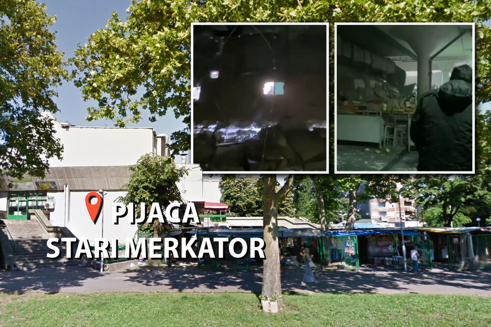 PRVI SNIMAK RUŠEVINE PIJACE "MERKATOR"! Sve je UNIŠTENO, ima povređenih (VIDEO)