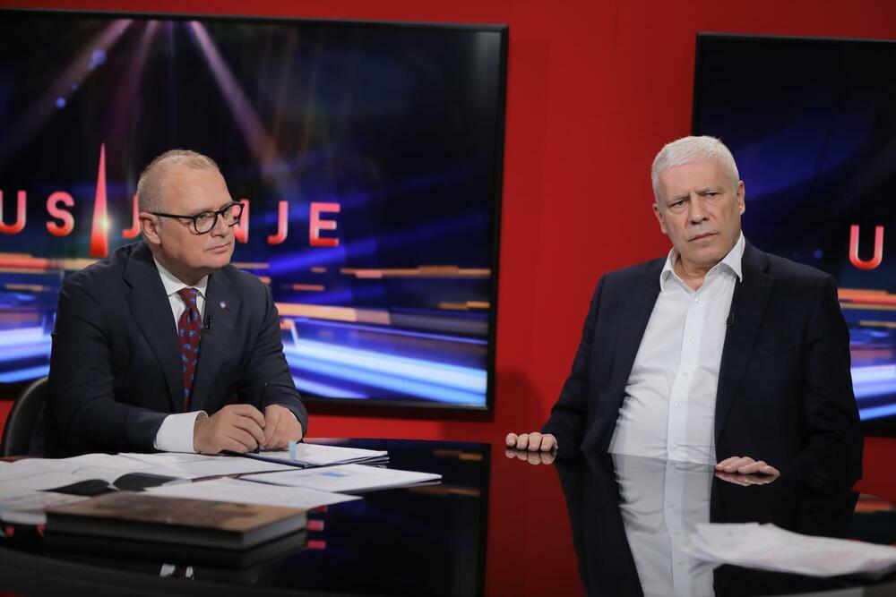 Goran Vesič i Boris Tadić