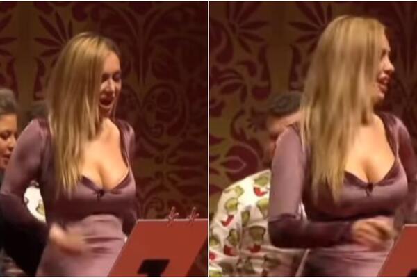 ISPALE GRUDI U EMISIJI, KAMERA SVE ZABELEŽILA: Hrvatska pevačica ih KASNO UHVATILA, intima izletela U KADAR!(VIDEO)